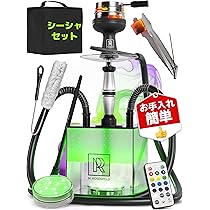 Amazon.co.jp: シーシャ 本体 耐久アクリルLED変色スクエア